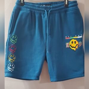 Brooklyn Blue Graphic Men's Shorts. Sz L